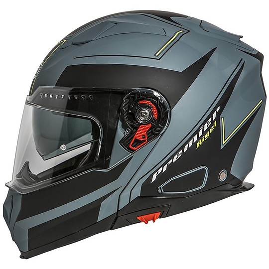 Helm Moto Modular RG Premier DELTA Y Grau BM Matt Black