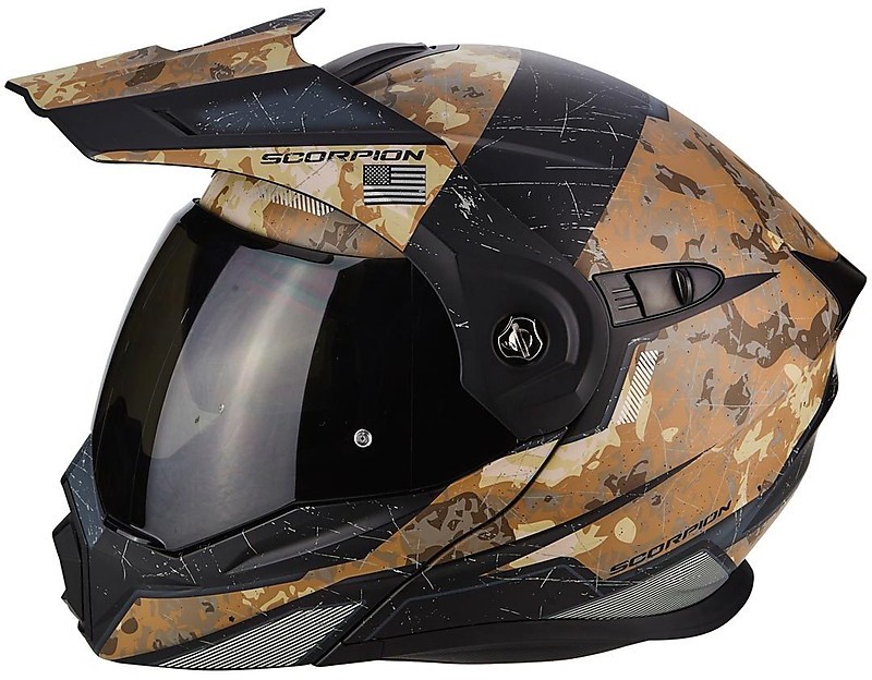 Scorpion ADX 1 Battleflage Enduro Klapphelm Motorradhelm Offroad Sturzhelm 