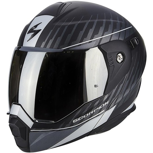 Helm Moto Modular Scorpion ADX-1 Dual Matt Schwarz Grau