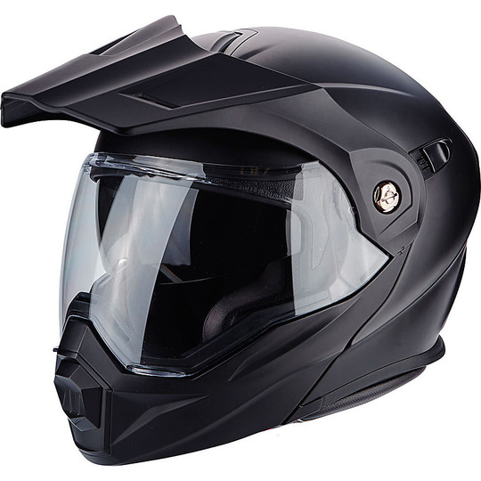 Helm Moto Modular Scorpion ADX-1 Solid Black Matt