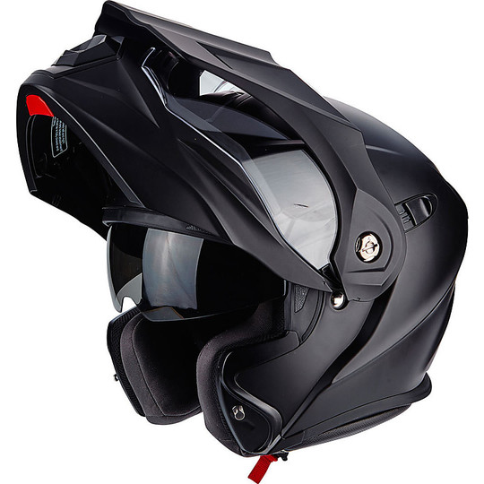 Helm Moto Modular Scorpion ADX-1 Solid Black Matt