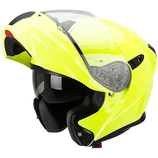 Helm Moto Modular Scorpion Exo-920 Fest Gelb Neon