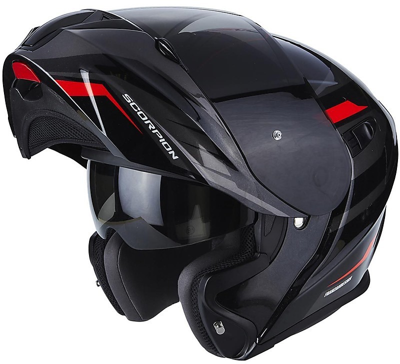 scorpion exo 920 shuttle helmet Motorcycle Helmet, Black/Red, Size XS Automotive Scorpion Exo Scorpion Exo 920 Satellite Modular