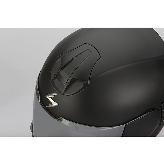 Helm Moto Modular Scorpion Exo-920 Solide Mono Gloss Black