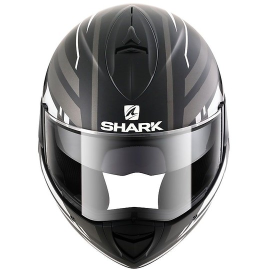 Helm Moto Modular Shark EVOLINE 3 CORVUS Schwarz Anthrazit Opaque geöffnet werden