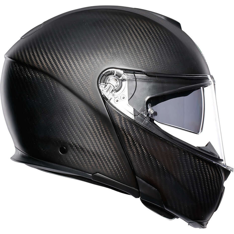 Helm Moto Modulcarbon AGV Sportmodular Mono matter Carbon