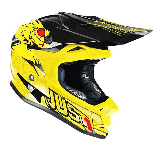 Helm Motocross Enduro Nur 1 J32 Chupacabra