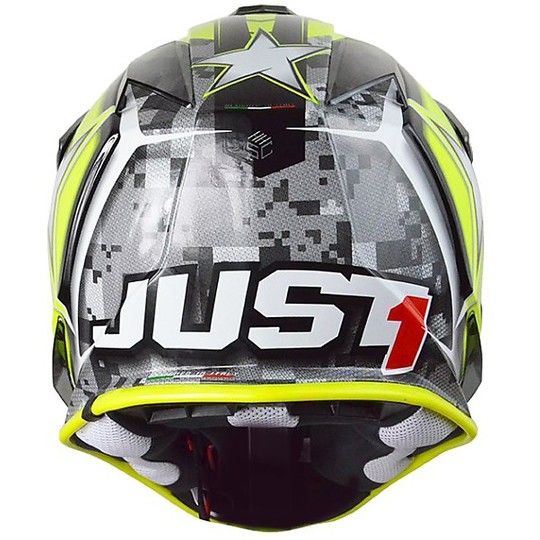 Helm Motocross Enduro Nur 1 J32 Moto X Gelb