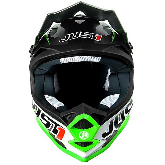 Helm Motocross Enduro Nur 1 J32 Moto X Grün