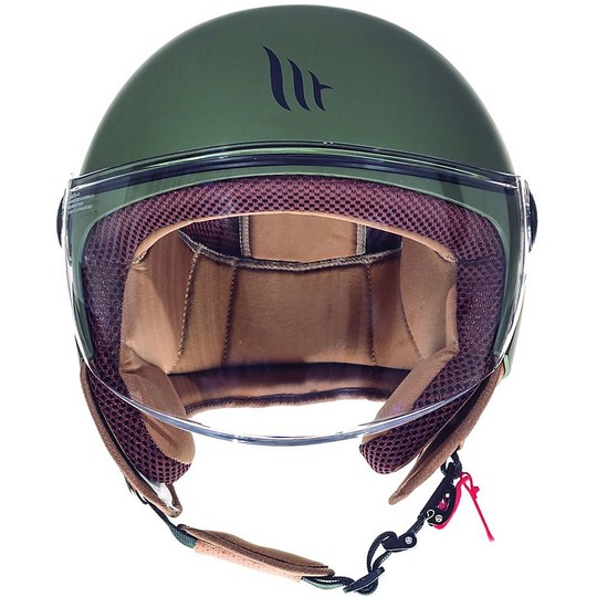 Helm MT Helme STREET A6 Solid grün undurchsichtig Helm