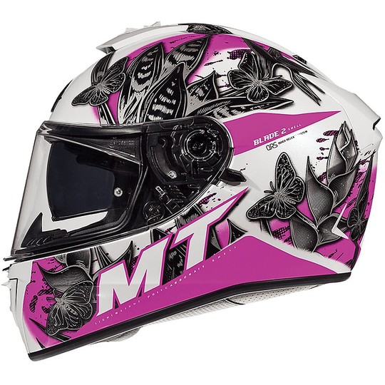 Helme BLADE 2 SV BREEZE D8 Integral Motorradhelm Schwarz Pink Glossy