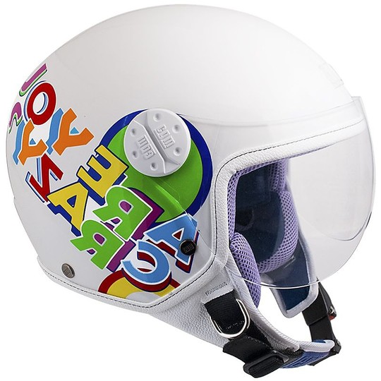 Helmet Child Moto Jet CGM 205G Sport White