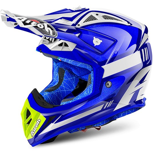 Helmet Cross Enduro Airoh Aviator 2.2 Cairoli Ottobiano Blue Lucido