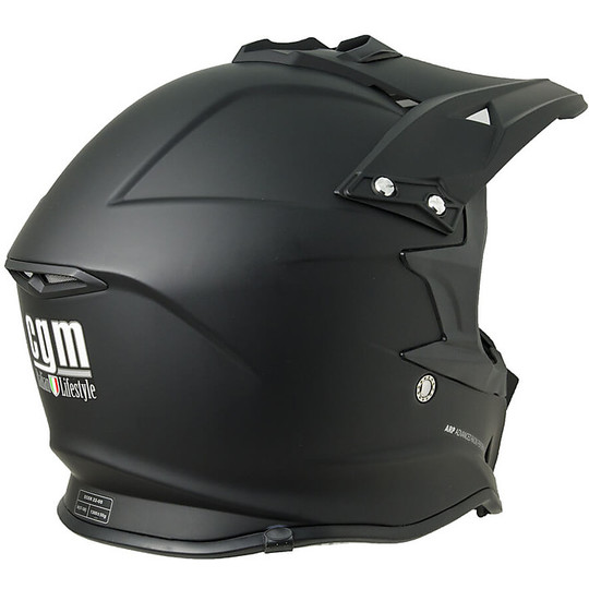 Helmet Cross Enduro CGM 601A Ground Black Opaque
