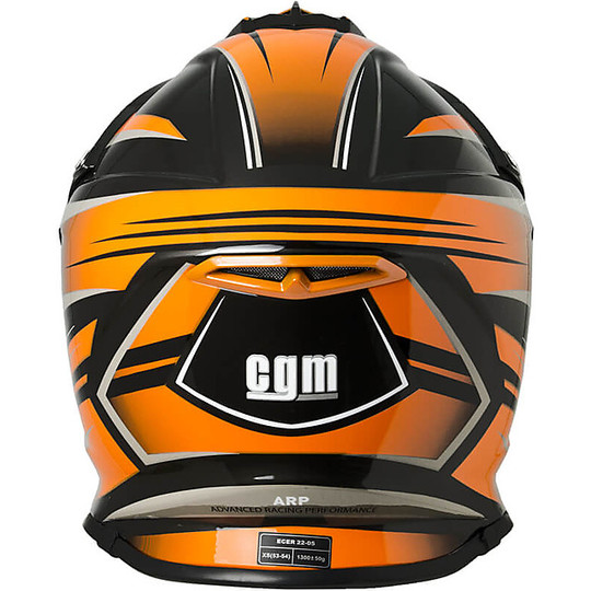 Helmet Cross Enduro CGM 601G Orange Track