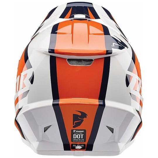Helmet Cross Enduro Thor Sector Ricochet 2018 Navy Orange
