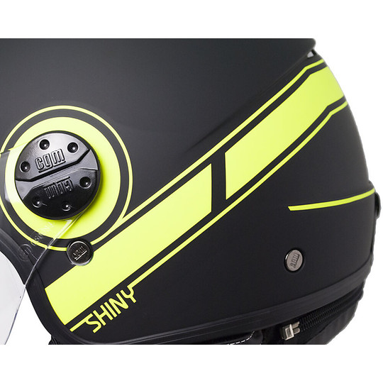 Helmet Helmets CGM 109s Shiny Black Opaco Yellow