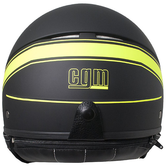 Helmet Helmets CGM 109s Shiny Black Opaco Yellow