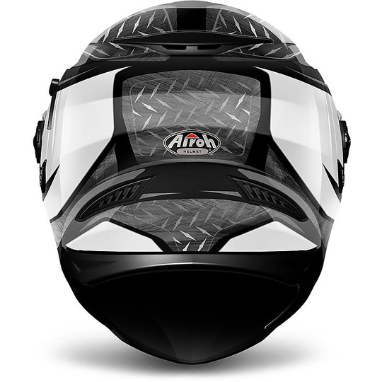 Helmet Integral Airoh movement S Black Steel White Glossy