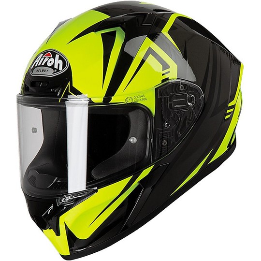 Helmet Integrale Moto Airoh VALOR RAPTOR Glossy Yellow