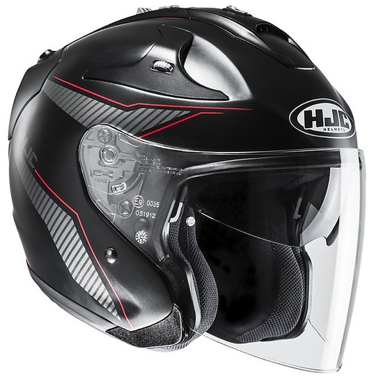 Helmet Jet HJC FG-JET JIKE MC1SF Black Red
