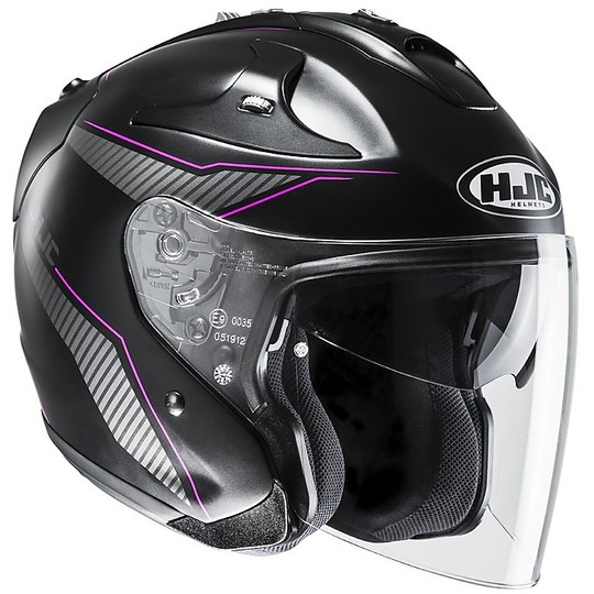 Helmet Jet HJC FG-JET JIKE MC8SF Black Purple
