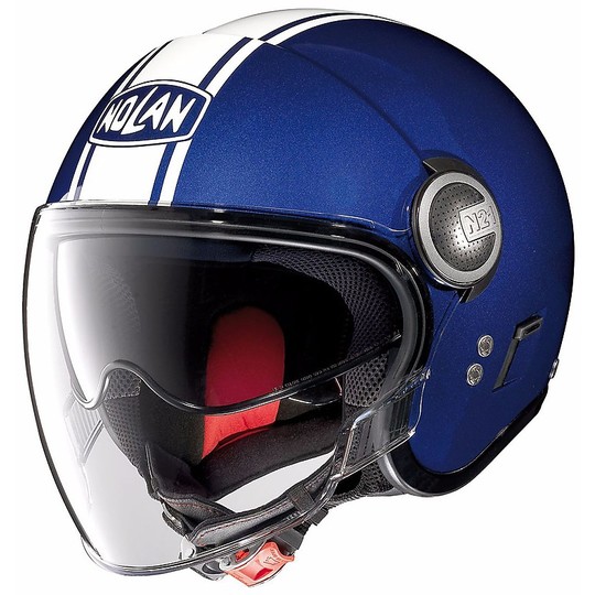 Helmet Mini-Jet Double Visor Nolan N21 Visor Duet 023 Cayman Blue