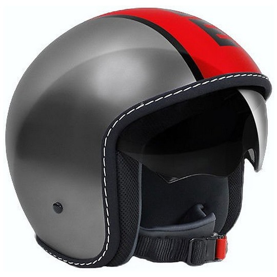 Helmet Momo Jet Momo Design Black Anthracite Blade