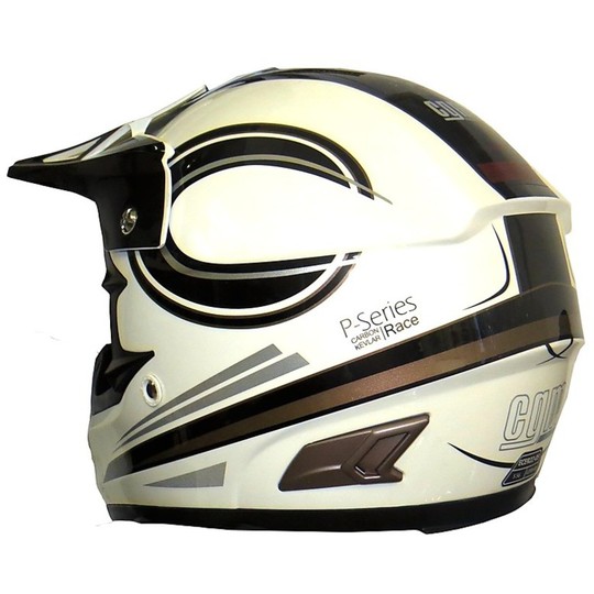 Helmet Moto Cross Enduro 610 CGM moonshine Fiber Carbon Lightweight