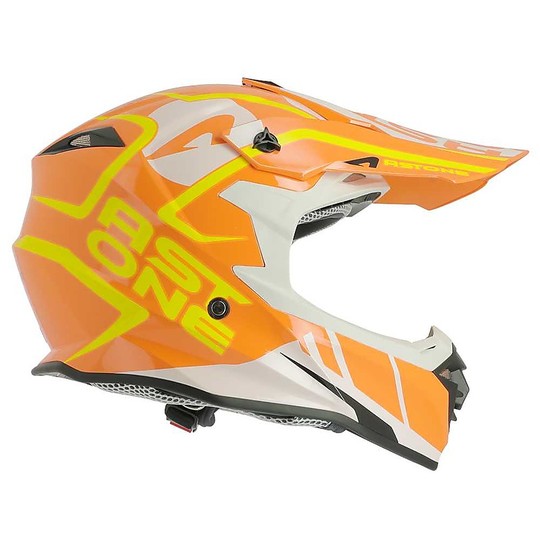 Helmet Moto Cross Enduro Astone MX800 Orange Trophy