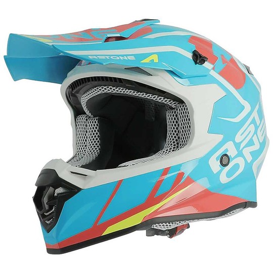 Helmet Moto Cross Enduro Astone MX800 Trophy Blue