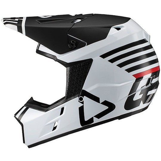 Helmet Moto Cross Enduro Leatt GPX 3.5 V19.2 JUNIOR White Black