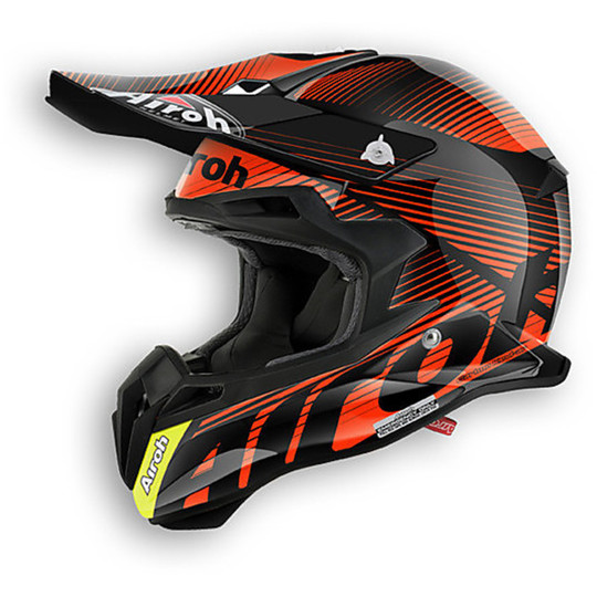 Helmet Moto Cross Enduro Terminator 2.1 Levels Glossy Orange