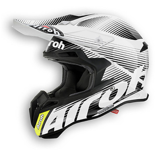 Helmet Moto Cross Enduro Terminator 2.1 Levels Glossy White