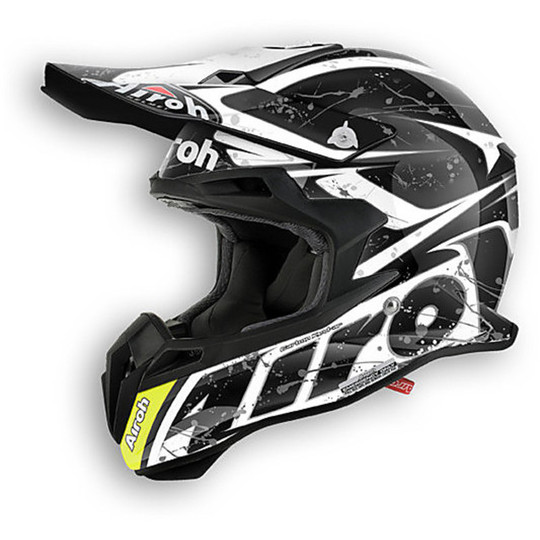Helmet Moto Cross Enduro Terminator 2.1 Splash Black Gloss
