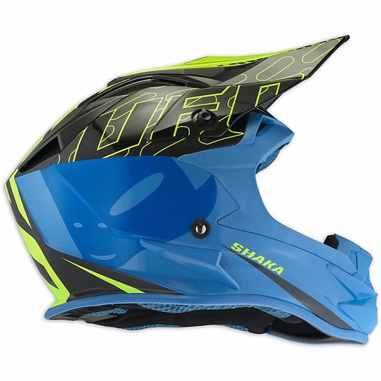 Helmet Moto Cross Enduro Ufo Onyx Shaka Blue