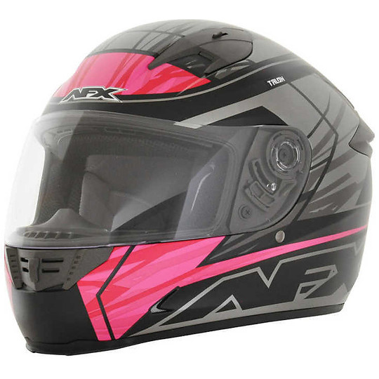 Helmet Moto Integral AFX FX-24 Talon Black fuchsia