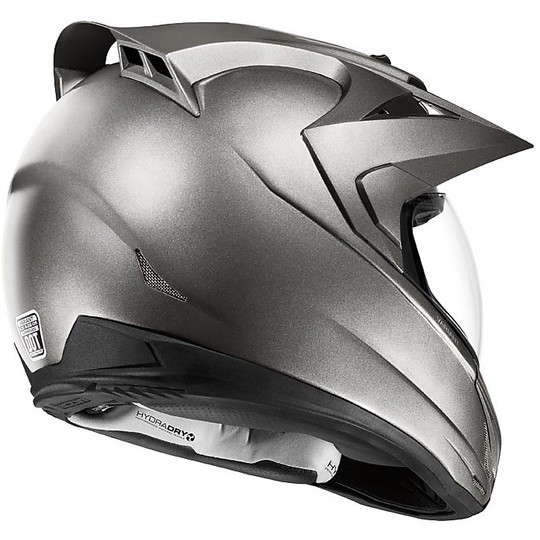 Helmet Moto Integral All Road ICON Variant Mono Titanium Polished