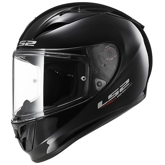 Helmet Moto Integral Carbon LS2 FF323 Arrow R Evo Solid Shiny Black 