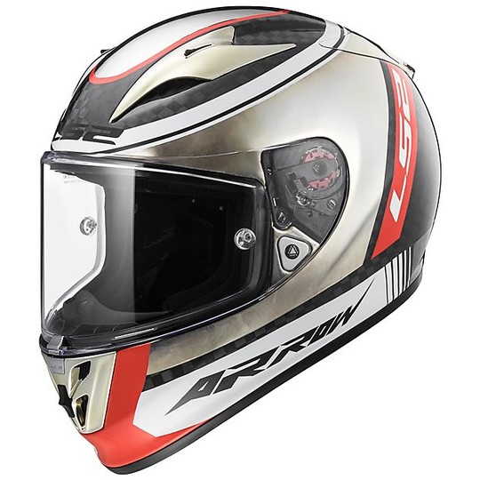 Helmet Moto Integral Carbon LS2 FF323 C Ages Indy Carbon Chrome 2017