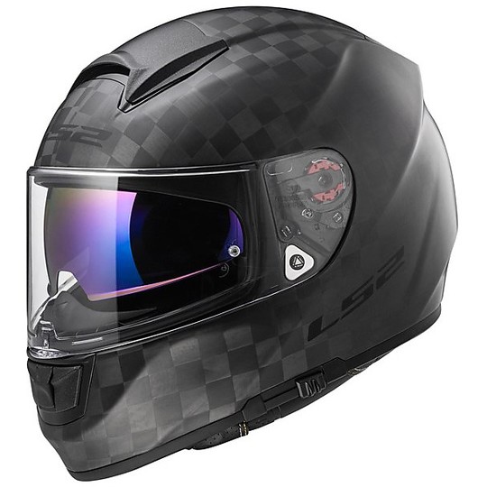 Helmet Moto Integral Carbon LS2 FF397 Vector C Corbon Double Visor