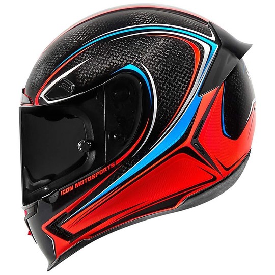 Helmet Moto Integral Fiber ICON Airframe Carbon Pro Halo Glory