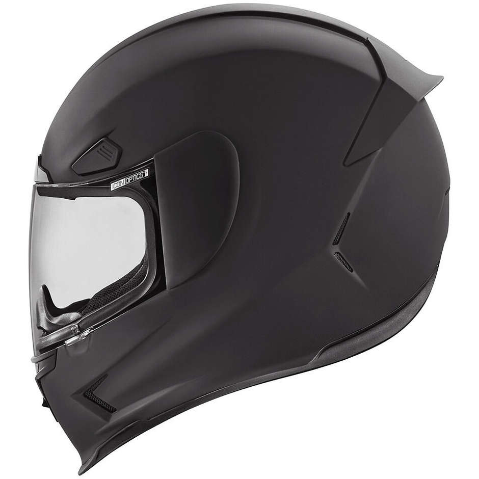 Helmet Moto Integral Fiber ICON Airframe Construct pro Matt Black