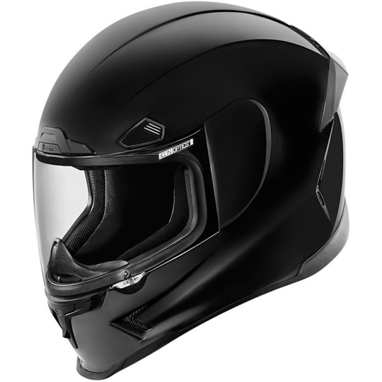 Helmet Moto Integral Fiber ICON Airframe pro Gloss Black