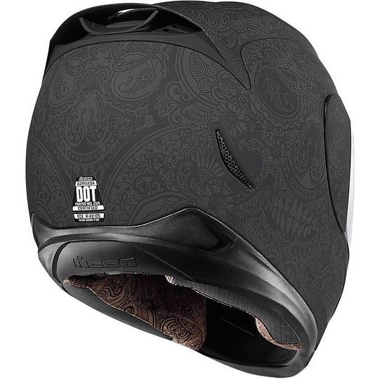 Helmet Moto Integral Fiber ICON Airmada Chantilly Black