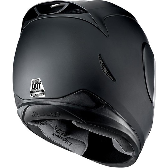 Helmet Moto Integral Fiber ICON Airmada Matt Black