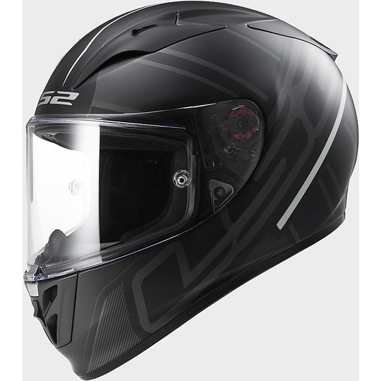 Helmet Moto Integral Fiber LS2 FF323 Arrow R Ion Matt Black / Titanium