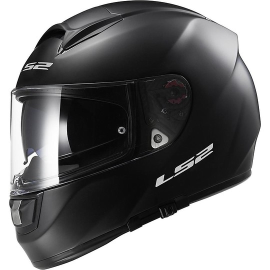 Helmet Moto Integral Fiber LS2 FF397 Vector Mono Matt Black