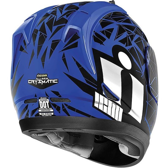 Helmet Moto Integral ICON Alliance Crysmatic Blue