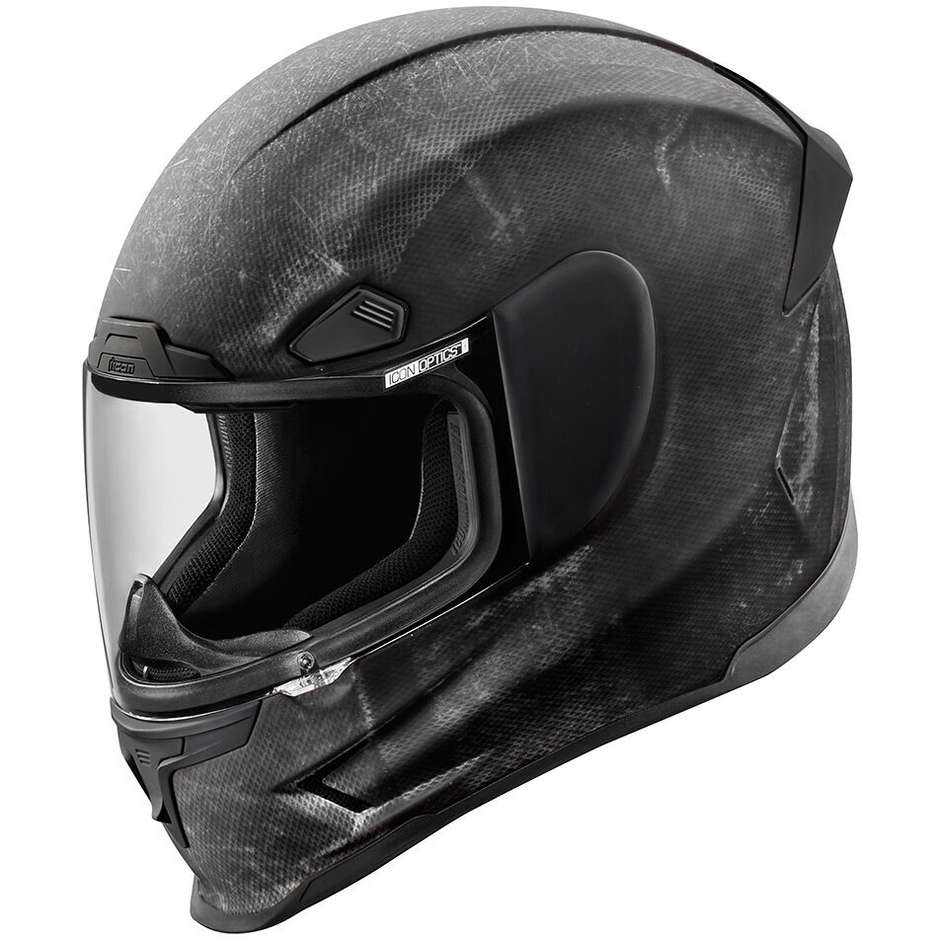 Helmet Moto Integral ICON Fiber pro Airframe Construct Black